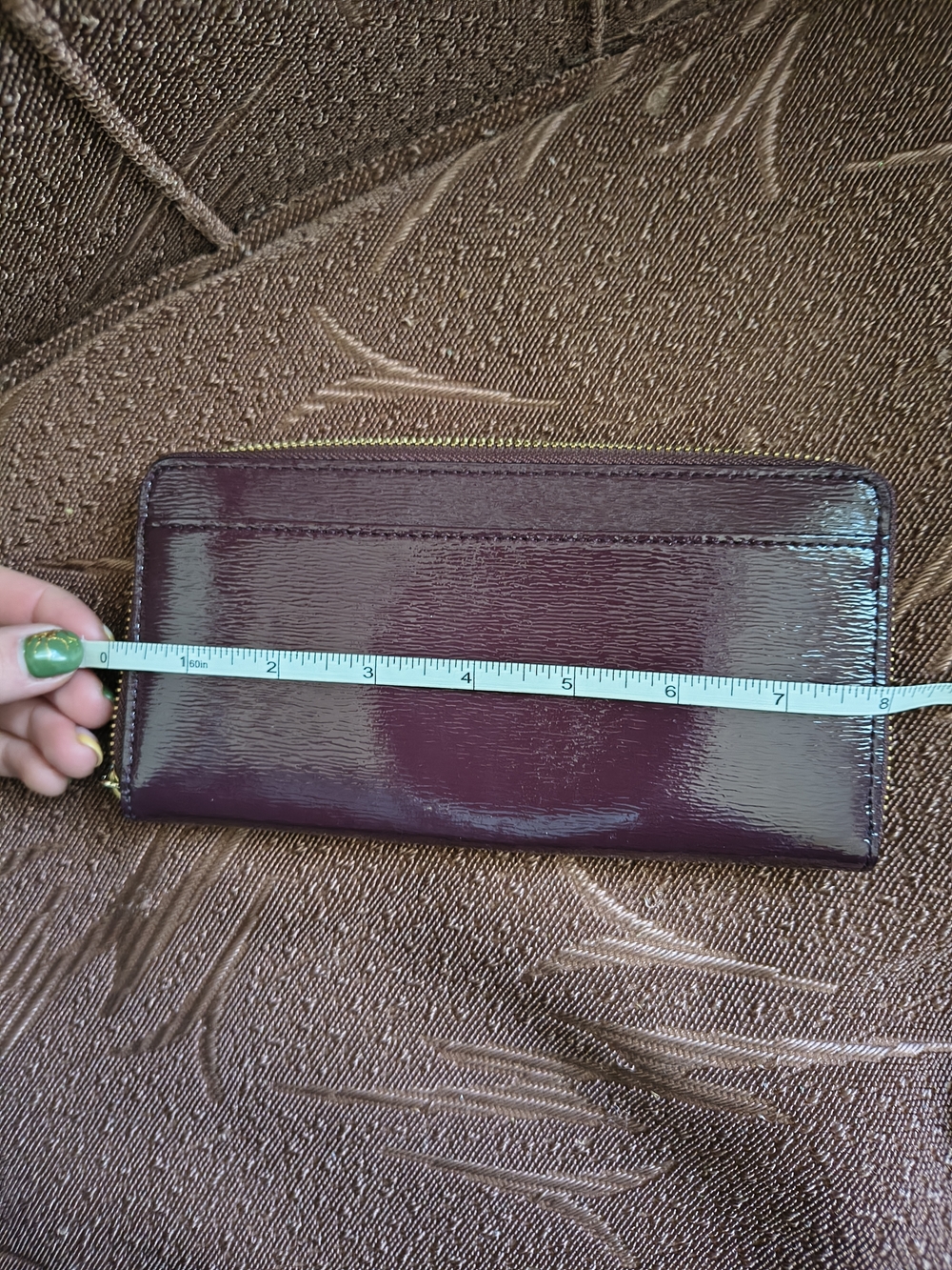 NWOT kate spade Mahogany Lise Bixby Place With Matching Wallet - Picture 9 of 9